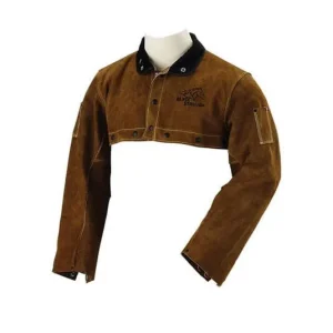 Revco Black Stallion Split Cowhide Cape Sleeves and 14″ Bib Combo #214CS