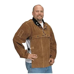 Revco Black Stallion Split Cowhide Cape Sleeves and 20″ Bib Combo #220CS