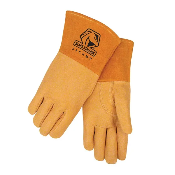 Black Stallion MightyMIG Premium Grain Pigskin MIG Glove – 39CHMP