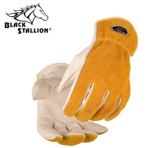 Revco Black Stallion Grain/Split Cowhide – Kevlar® Sewn Driver’s Style Gloves #97K
