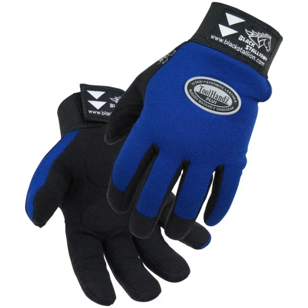 Black Stallion Tool Handz PLUS Mechanic Gloves – 99PLUS-BLUE