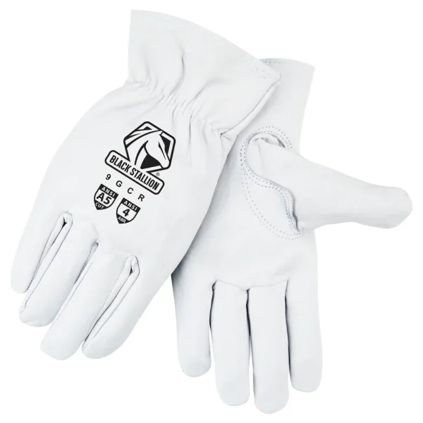 Black Stallion A5 Cut-Resistant Grain Goatskin Drivers Glove – 9GCR