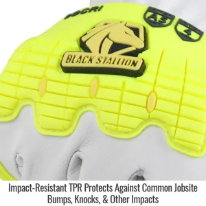 Revco Black Stallion A5 Cut & Impact Resistant Premium Grain Goatskin Drivers Glove #9GCRI
