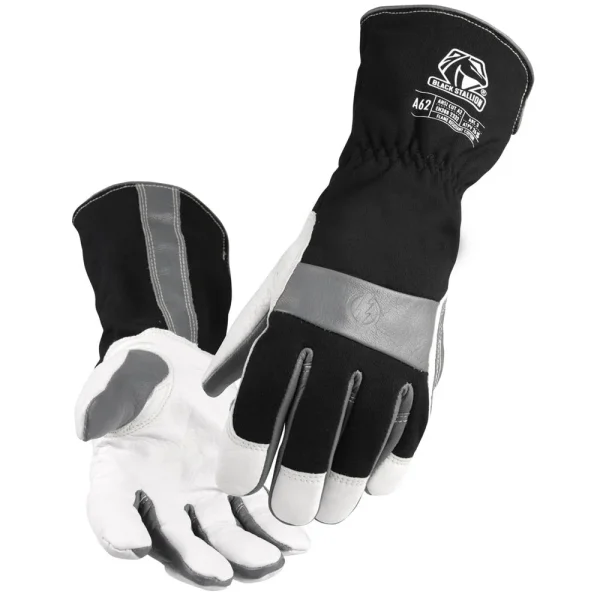 Black Stallion Cut Resistant Cowhide & FR Cotton Utility Glove – A62