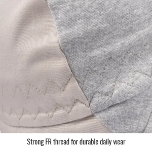 Revco Black Stallion FR Cotton Welding Cap with Hidden Bill Extension (Gray/Stone Khaki) #AH1630-GS