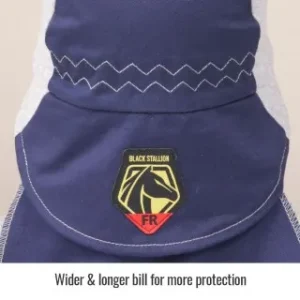 Revco Black Stallion FR Cotton Welding Cap With Hidden Bill Extension #AH1630-NG