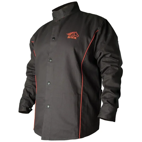 Black Stallion Contoured FR Cotton Welding Jacket – B9C