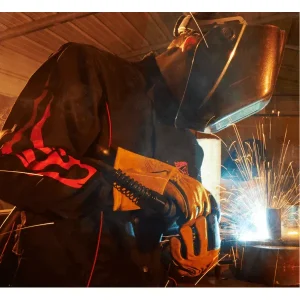 Revco Black Stallion BSX® Premium Grain Pigskin Palm, Cowhide Back MIG Welding Gloves #BM88