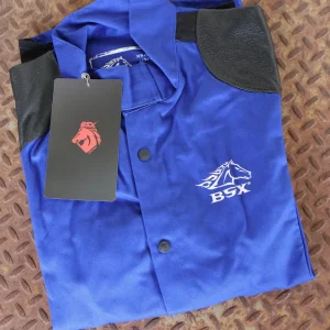Black Stallion Hybrid FR and Grain Pigskin Welding Jacket – BXRB9C/PS
