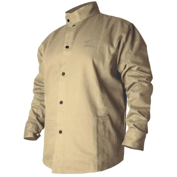 Black Stallion FR Welding Jacket, Khaki – BXTN9C