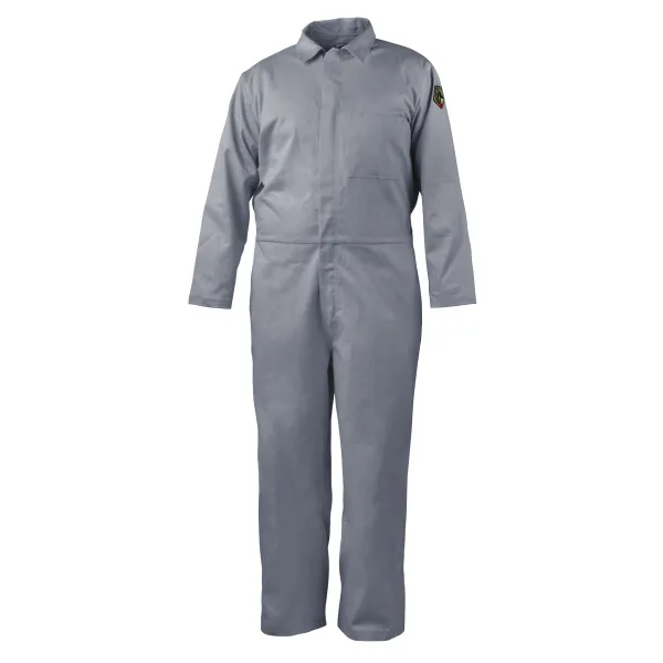 Revco Black Stallion ToolHandz 7 OZ Flame-resistant Cotton Coveralls (Gray) # CF2117-GY