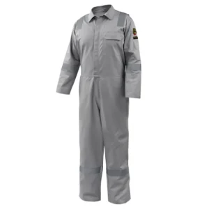Black Stallion AR/FR Cotton Coverall with Reflective FR Tape, Gray CF2118-GY