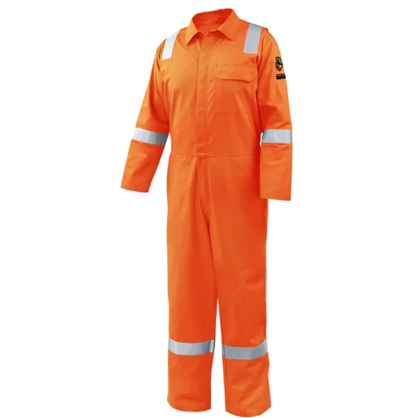 Revco Black Stallion 7oz. AR/FR Cotton Coverall w/ Reflective FR Tape (Orange) #CF2118-OR