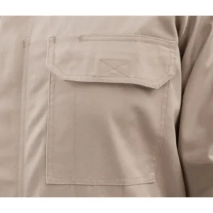 Black Stallion AR/FR Cotton Coverall with Reflective FR Tape, Stone Khaki CF2118-ST
