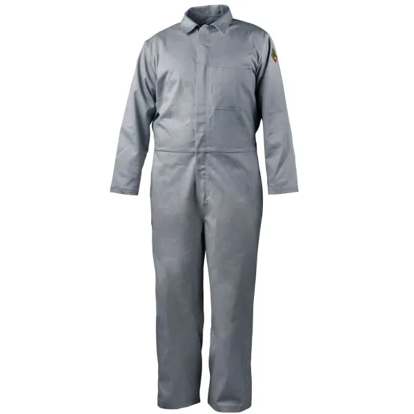Revco Black Stallion 7 oz. 88/12 Flame-Resistant (FR) Coveralls, Gray #CF4017-GY