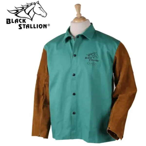Revco Black Stallion FR Cotton/Split Cowhide Hybrid™ Jacket #F9-30C/BS
