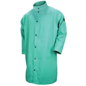 Revco Black Stallion Flame-Resistant (FR) Cotton Shop Coat, 50″ Length, Green #F9-50C