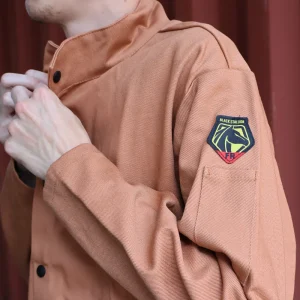 Black Stallion TruGuard 200 FR Cotton Welding Jacket, Brown – FB2-30C