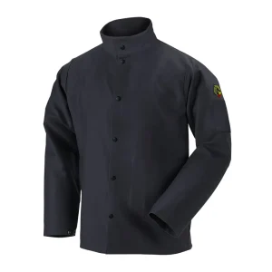 Black Stallion TruGuard 200 FR Cotton Welding Jacket, Black – FBK9-30C