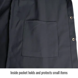 Black Stallion TruGuard 200 FR Cotton Welding Jacket, Black – FBK9-30C
