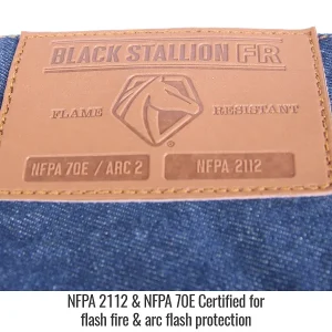Revco Black Stallion 10.5 oz FR Stretch Denim 34″ Work Pants #FD10-34P