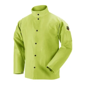 Black Stallion TruGuard 200 FR Cotton Welding Jacket, Lime – FL9-30C