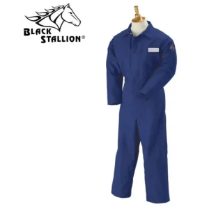 Black Stallion Flame-Resistant Cotton Coveralls #FN9-32CA/PT