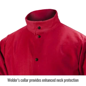 Revco Black Stallion ToolHandz 9 oz Flame Resistant Cotton 30 Inch Coat (Red) #FR9-30C