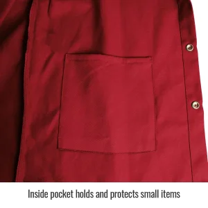 Revco Black Stallion ToolHandz 9 oz Flame Resistant Cotton 30 Inch Coat (Red) #FR9-30C