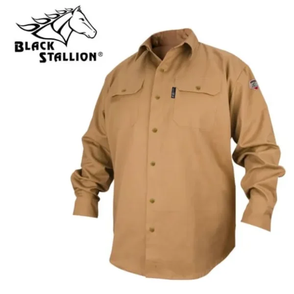 Revco Black Stallion TruGuard™ 200 FR Cotton Work Shirt #FS7-KHK