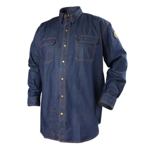 Black Stallion FR Denim Work Shirt – FS8-DNM