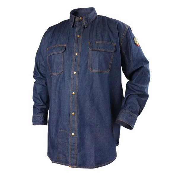 Black Stallion FR Denim Work Shirt – FS8-DNM