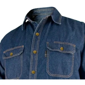 Revco Black Stallion TruGuard™ 200 FR Cotton Denim Work Shirt #FS8-DNM
