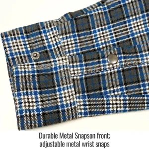 Black Stallion FR Cotton Work Shirt Gray Plaid – FS9-PGY