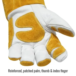 Black Stallion GM1611 Cowhide MIG Glove with Reinforced Palm & Thumb