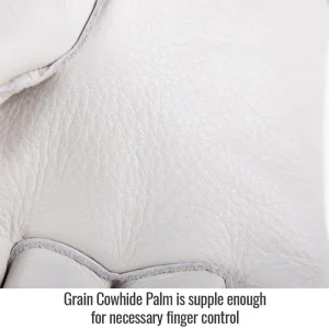 Black Stallion Cowhide MIG Glove w/ Side Padding – GM1615-WT