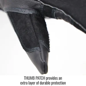 Revco Black Stallion BSX Stick Glove Cowhide/Pigskin, Black #GS3030-BK