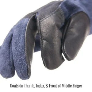 Revco Black Stallion BSX Grain Goatskin & Flame-Resistant Stretch Knit Cotton TIG Glove #GT7120-NB