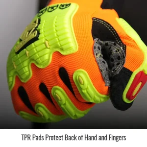 Revco Black Stallion ToolHandz MAX Cut A7 Dotted Palm TPR Impact Mechanic’s Gloves #GX2126-OB