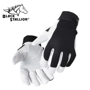 Black Stallion FlexHand™ Grain Goatskin Mechanic’s Gloves #GX3020-BW
