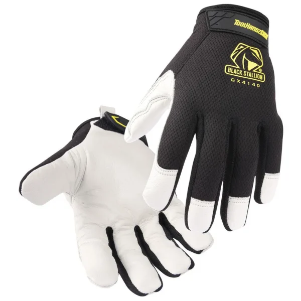Black Stallion ToolHandz CORE Cow Grain Palm Mechanics Glove – GX4140-BW