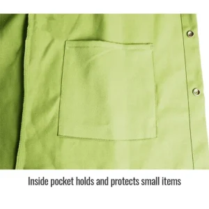 Black Stalion #JF1012-LMTruGuard™ 200 FR Cotton Welding Jacket, Reflectives – 30″