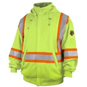 Black Stallion TruGuard 200 FR Cotton Full-Zip Hooded Sweatshirt – JF1332