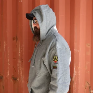 Black Stallion 12 oz. AR/FR Cotton Pullover Hooded Sweatshirt – JF1340-GY