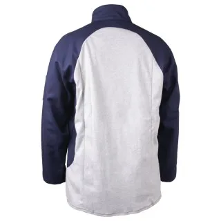 Revco Black Stallion ToolHandz Stretch-back FR Cotton Welding Jacket, 32″ Length (Navy-Gray) #JF1625-NG