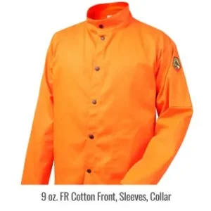 Revco Black Stallion ToolHandz Stretch-back FR Cotton Welding Jacket, 32″ Length (Orange) #JF1625-OR