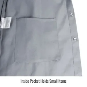Revco Black Stallion 9 Oz Deluxe Flame Resistant Cotton Welding Jacket (Gray) #NFPA 2112, #NFPA 70E
