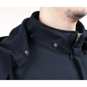 Black Stallion AR/FR Cotton Full-Zip Hooded Sweatshirt JF3530-NV