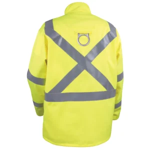 Black Stallion Hi-Vis Class 3 High-Performance FR Welding Jacket – JF4312-HY