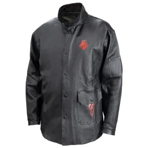 Revco Black Stallion BSX Coat Pig Grain Leather Welding Jacket (Black) #JL2035-BK